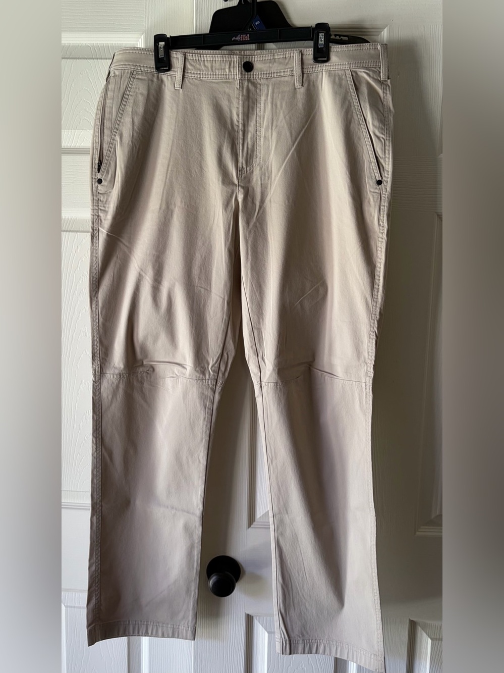 3 Pairs Solaris Men’s 38x32 Stretch Khaki Performance Chino Casual Pants